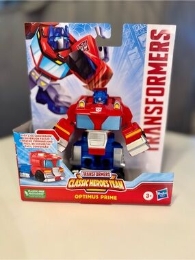 Hasbro Optimus Prime Figure - Red, Blue, Silver
